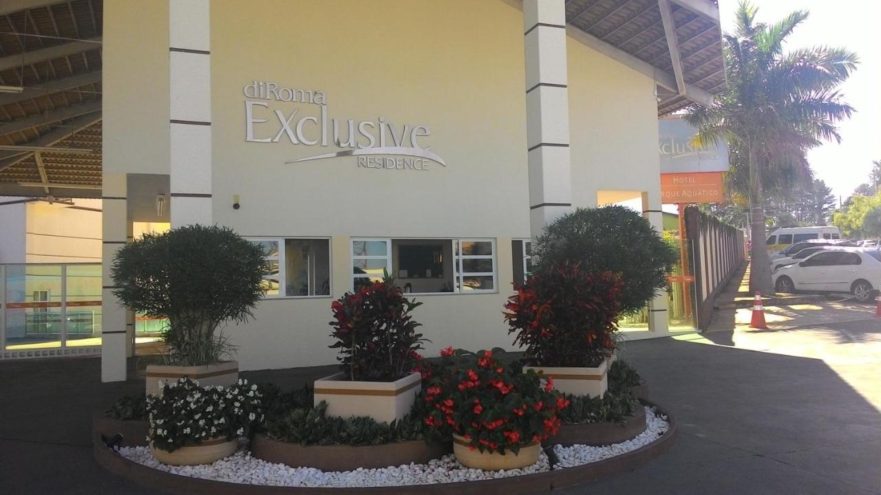 Diroma Exclusive - Piscinas Termais 24 Horas, Sauna, Copa Da Mamae, Limpeza Diaria, Estacionamento Gratis! Caldas Novas Exterior photo