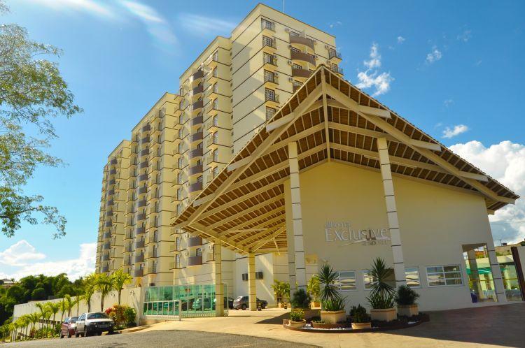 Diroma Exclusive - Piscinas Termais 24 Horas, Sauna, Copa Da Mamae, Limpeza Diaria, Estacionamento Gratis! Caldas Novas Exterior photo