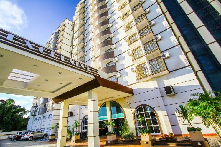 Diroma Exclusive - Piscinas Termais 24 Horas, Sauna, Copa Da Mamae, Limpeza Diaria, Estacionamento Gratis! Caldas Novas Exterior photo