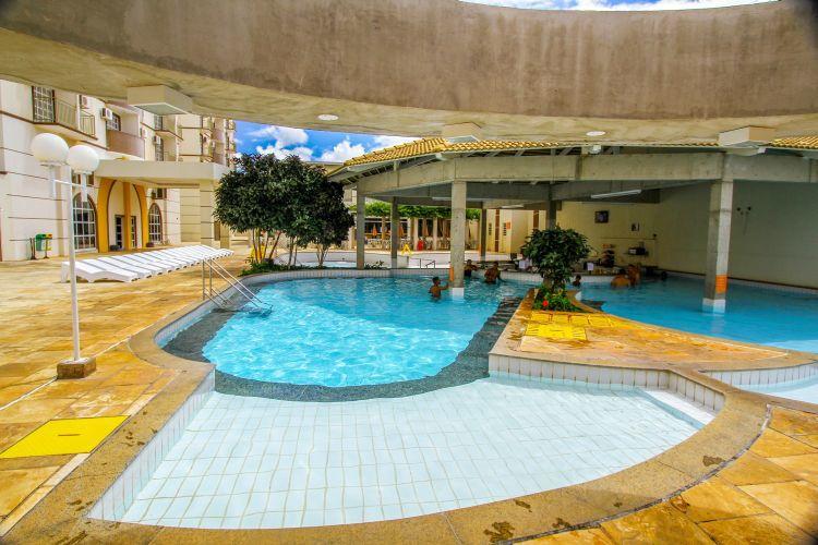 Diroma Exclusive - Piscinas Termais 24 Horas, Sauna, Copa Da Mamae, Limpeza Diaria, Estacionamento Gratis! Caldas Novas Exterior photo